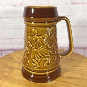 Vintage Fabryka Porcelitu Tulowice Poland Ceramic Stein